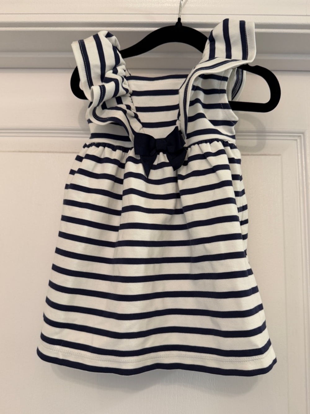 Janie and Jack - Striped Ruffle Dress - 12 months